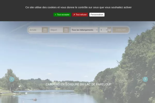 CAMPING LA PRESQU'ILE - Lac de Pareloup