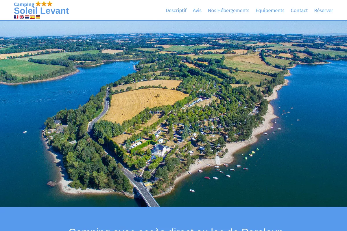 Aperçu du site de Camping Soleil Levant