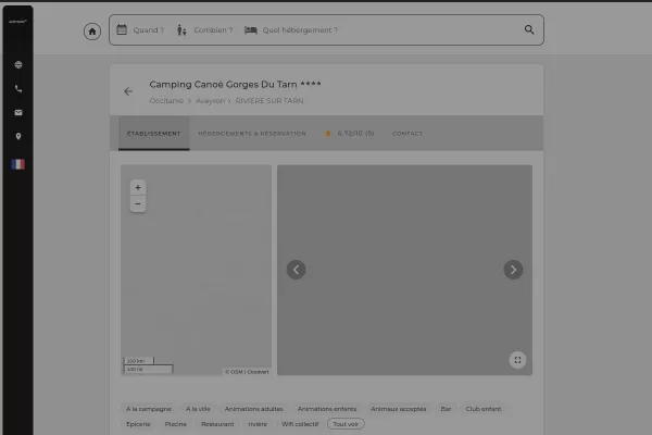 Camping Canöe Gorges du Tarn