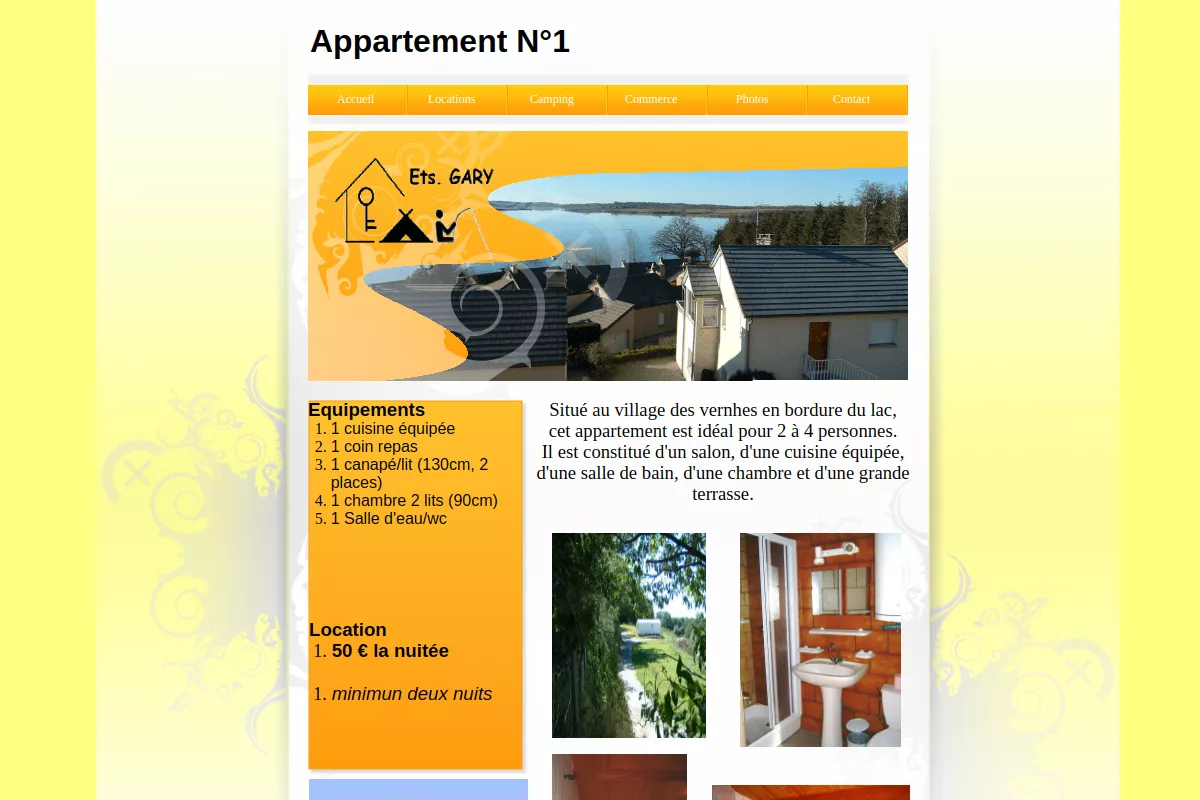 Aperçu du site de Parc résidentiel  LA VERNHIERE