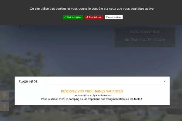 CAMPING LES MOULINOCHES - Lac de Pont de Salars